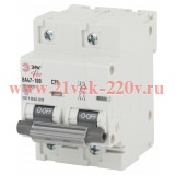 ЭРА NO-902-273 Pro Автоматический выключатель ВА47-100 2Р 25А 10 кА кривая С (6/60/1440)