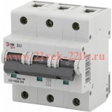 ЭРА NO-902-289 Pro Автоматический выключатель ВА47-100 3Р 63А 10кА кривая D (4/40/960)