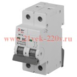 Выключатель автоматический 2п 63А кривая B 4.5кА ВА47-63 PRO ЭРА Б0059385