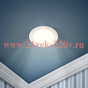 ЭРА LED 1-6-6K/1 Светильник светодиодный круглый LED 6W 220V 6500K