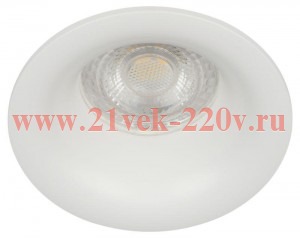Светильник KL93 WH MR16/GU5.3 встраив. пластик. бел. Эра Б0054377