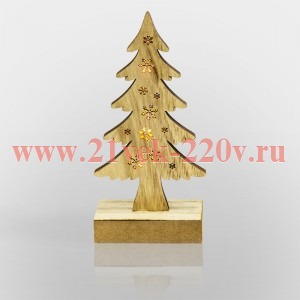 Деревянная фигурка с подсветкой 