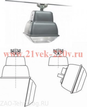 Светильник ЖСУ17-150-001 со стеклом Светотехника