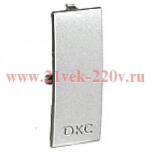 Накладка на стык крышки 60 мм, цвет серый металлик, DKC In-liner Aero