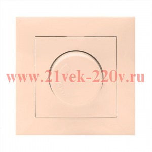 Светорегулятор Валенсия 600Вт 220В крем. PROxima EKF EWD06-101-20
