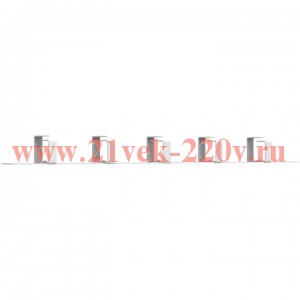 Кабельный органайзер 1U, 5 колец серия EKF PROxima