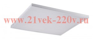 Светильник светодиодный ДУО-4110-L 40Вт 6500К 595х595 опал панель Basic EKF LPL-4110-L-40-6500