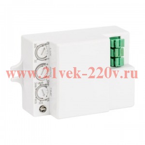 Микроволновый датчик движения белый 1200Вт 360гр. до 8м IP20 MW-706 EKF