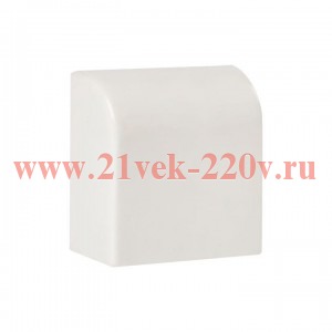 Заглушка (25х16) (4 шт) Plast EKF PROxima Белый