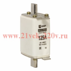 Плавкая вставка ППН-33 160/125А габарит 00 EKF PROxima