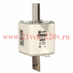 Плавкая вставка ППН-39 630/425А габарит 3 EKF PROxima