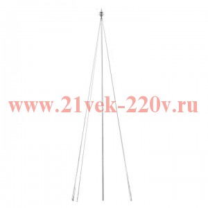 Мачта молниеприемная d40мм L6000 с оттяжками St PROxima EKF lp-6000-40-St