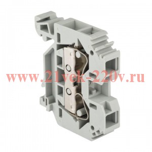Колодка клеммная самозажимная JXB-S-10 57А серая EKF PROxima