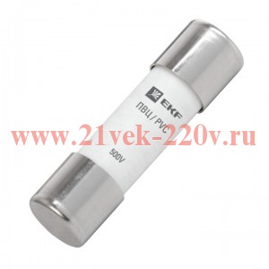 Плавкая вставка цилиндрическая ПВЦ (10х38) 0,5А EKF PROxima