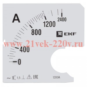 Шкала A961 1200/5А-1.5 PROxima EKF s-a961-1200