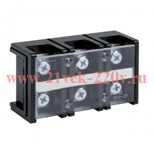 Клеммный терминал TC-1503 до 70 мм2 150A 3 клеммные пары EKF