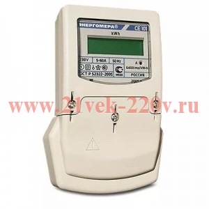 Счетчик электроэнергии Энергомера CE101 S6 148 M6 230В 10-100А; кт 1,0; МОУ; на 3 винта