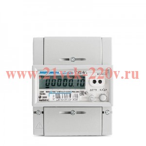 Счетчик однофазный многотарифный CE102M R5 145-J ЖКИ 5-60А 230В на DIN-рейку 5 модулей