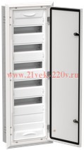 Щит металлический встраиваемый ЩРв-72 (1х72) 1005х365х130 IP31 TITAN5 IEK белый