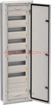 Щит металлический встраиваемый ЩРв-84 (1х84) 1130х365х130 IP31 TITAN5 IEK серый