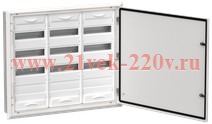 Щит металлический встраиваемый ЩРв-144 (3х48) 755х885х130 IP31 TITAN5 IEK белый