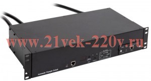 Переключатель автоматический ATS 19дюйм 2U 32А без разъемов ITK ATS-32-2U-0