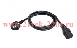 Кабель электропитания PDU 3х1.5 3М C19-Schuko ITK PC-C19D-3M