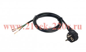 Кабель электропитания PDU 3х1.5 3М Schuko-б/р ITK PC-D-3M