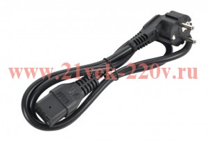 Кабель электропитания PDU 3х1.5 1М C19-Schuko ITK PC-C19D-1M