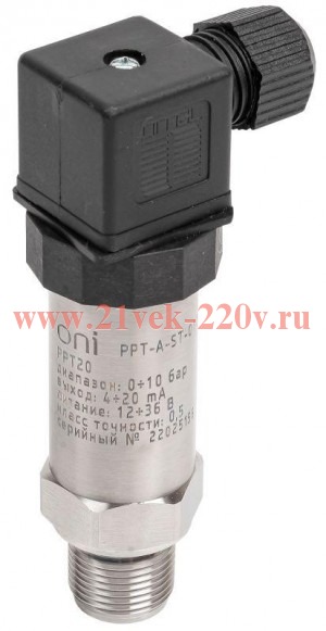 Преобразователь давления PPT20 0.5% 0-10Бар 4-20мА M20 DIN43650 ONI PPT-A-ST-010-4-20-3-2