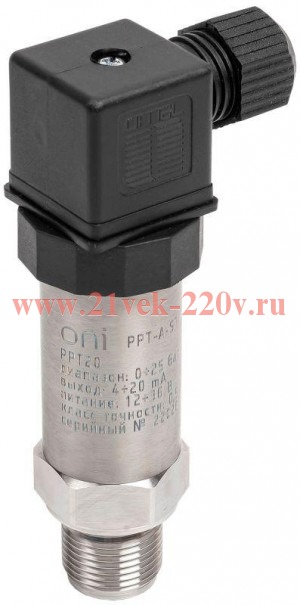 Преобразователь давления PPT20 0.5% 0-25Бар 4-20мА M20 DIN43650 ONI PPT-A-ST-025-4-20-3-2