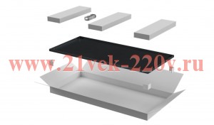 Дверь для шкафа Linea N 47U 800мм метал. черн. ITK LN05-47U8X-DM