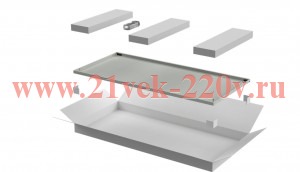 Дверь для шкафа Linea N 18U 800мм метал. сер. ITK LN35-18U8X-DM