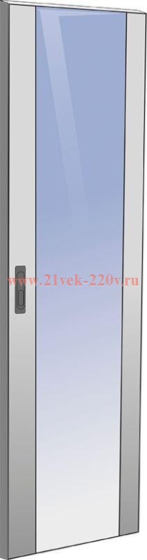 Дверь стеклянная для шкафа LINEA N 18U 600мм сер. ITK LN35-18U 600мм 6X-DR