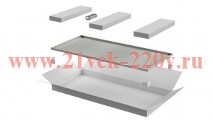 Дверь для шкафа Linea N 47U 800мм метал. сер. ITK LN35-47U8X-DM