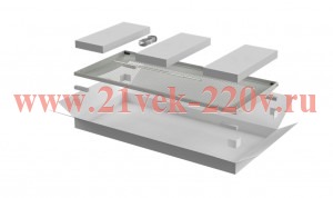 Дверь для шкафа Linea N 24U 800мм перфорир. сер. ITK LN35-24U8X-DP