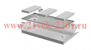 Дверь для шкафа Linea N 33U 800мм перфорир. сер. ITK LN35-33U8X-DP