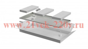 Дверь для шкафа Linea N 28U 800мм перфорир. сер. ITK LN35-28U8X-DP