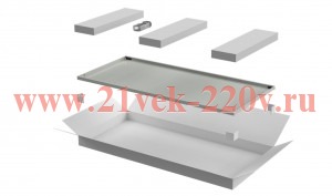 Дверь для шкафа Linea N 42U 800мм метал. сер. ITK LN35-42U8X-DM