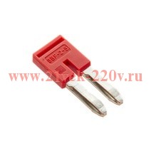 Перемычка вставная для клемм на 2.5кв.мм 2-х полюсная DKC SBF-2-5