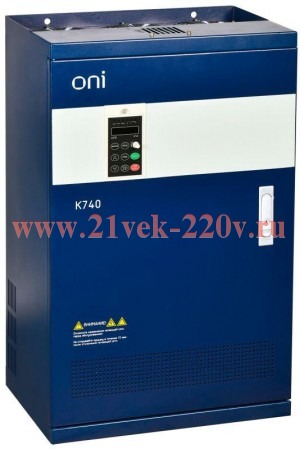 Преобразователь частоты K740 380В 3Ф 160-185кВт 300-340А энкодер Profibus ONI K740-33-160G185PMZ