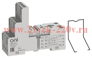 Розетка трехъярусная ORS-M для реле ORM 4C ONI ORS-M-2-4-G