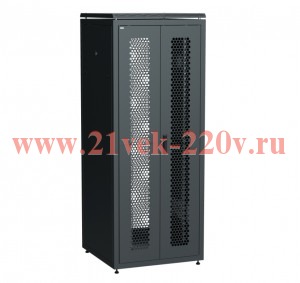 ITK LINEA N 42U 800х800мм распашн. перф. дв. задн. перф. чер