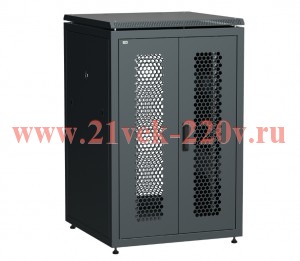 ITK LINEA N 24U 800х800мм распашн. перф. дв. задн. перф. чер