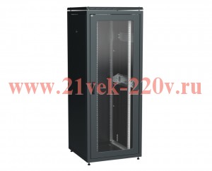 ITK LINEA N 33U 800х800мм стекл. пер. дв. задн. металл. чер.