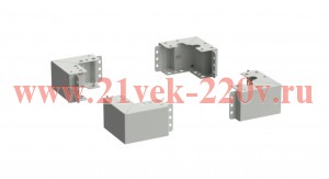 Уголок цоколя h=100мм сер. (уп.4шт) LINEA S ITK LS-BC35-B0-01