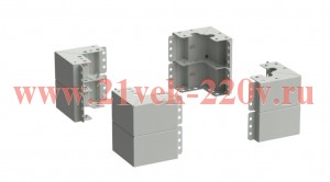 Уголок цоколя h=200мм сер. (уп.8шт) LINEA S ITK LS-BC35-B0-02