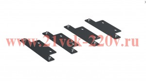 Комплект для соединения шкафов черн. (уп.4шт) LINEA S ITK LS-CCK05