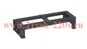 Кронштейн для монтажа лотка на шкаф 600мм черн. LINEA S ITK LS-SBT05-600