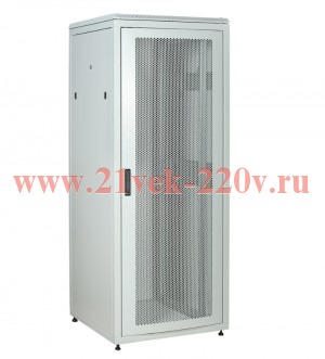 ITK LINEA N 28U 800х800мм перф. пер. дв. задн. металл. сер.